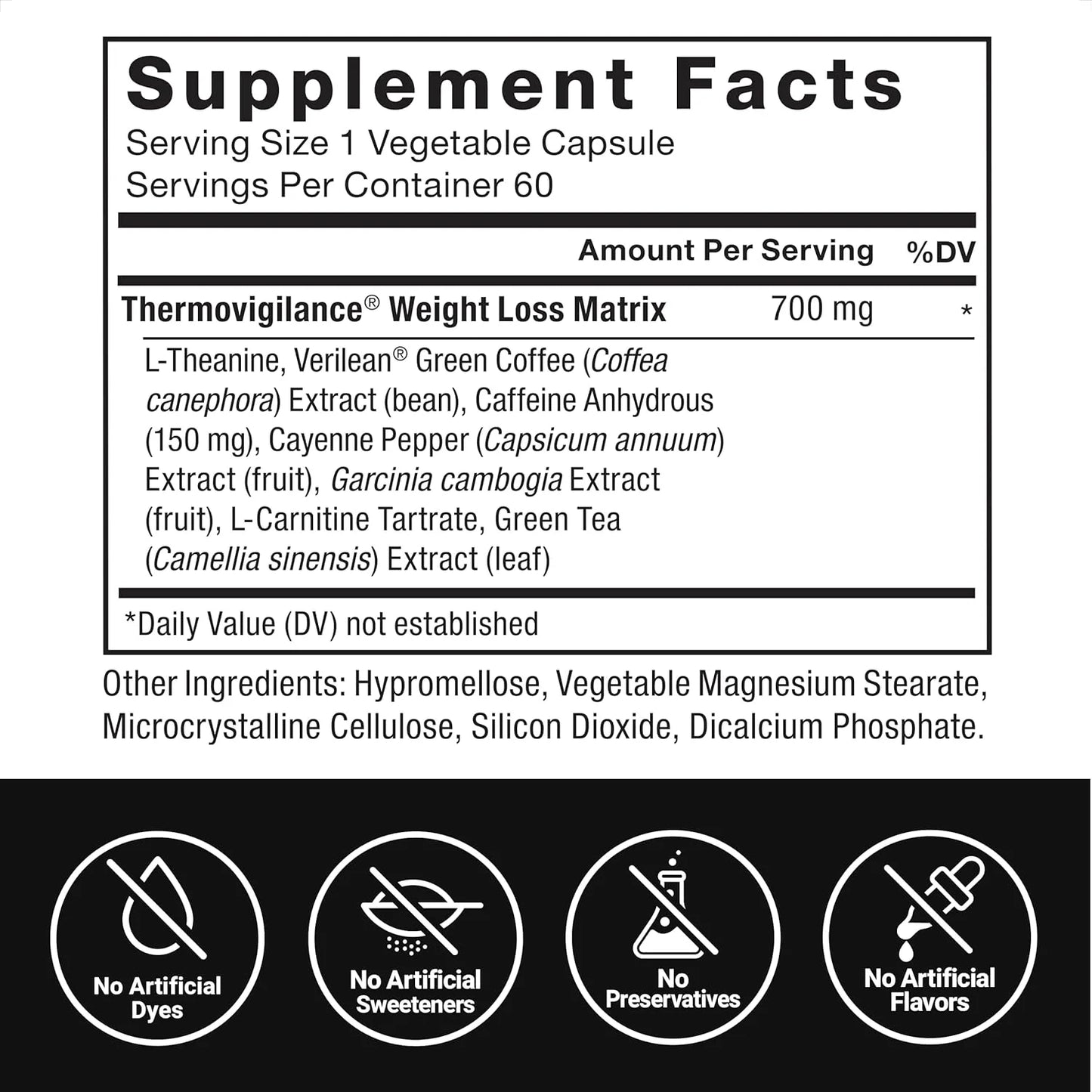 Leanfire Pre Workout Energy Pills with Green Tea Extract and Caffeine to Increase Energy, Build Lean Muscle, Black, 60 Count (Pack of 1), Package May Vary