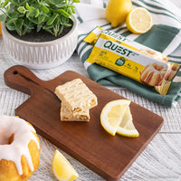 Quest Nutrition Lemon Cake Protein Bars, High Protein, Low Carb, Gluten Free, Keto Friendly, 4 Count
