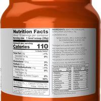 NOW Foods Sports Nutrition, Whey Protein Isolate, 25 G with Bcaas, Unflavored Powder, 1.2-Pound