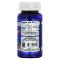 Nutrition Caffeine Pills, Sustained Energy & Pre - Workout Mental Focus, Fast Absorbing & Vegan, 200 Mg, 100 Tablets