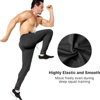 Mens Lightweight Gym Jogger Pants,Men'S Workout Sweatpants with Zip Pocket