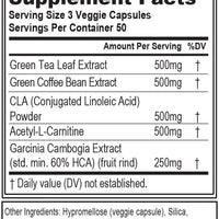 EVL Weight Loss Support Pills - Premium Multipurpose Appetite Metabolism and Fat Loss Support for Men and Women - Leanmode with Green Coffee Bean Extract CLA and Garcinia Cambogia - 50 Servings