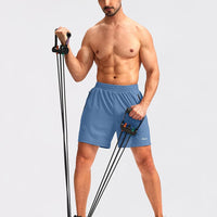 Men'S Workout Running Shorts 7"/5"/9" Lightweight Gym Athletic Shorts for Men with Zipper Pockets
