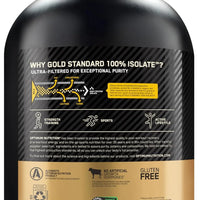 Optimum Nutrition Gold Standard 100% Isolate, Protein Powder, Chocolate Bliss, 3 Pounds, 44 Servings. Whey Protein Isolate