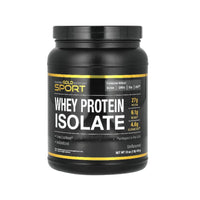 California Gold Nutrition Sport, Whey Protein Isolate, Unflavored, 1 Lb (454 G)
