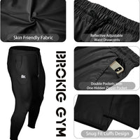 Mens Lightweight Gym Jogger Pants,Men'S Workout Sweatpants with Zip Pocket